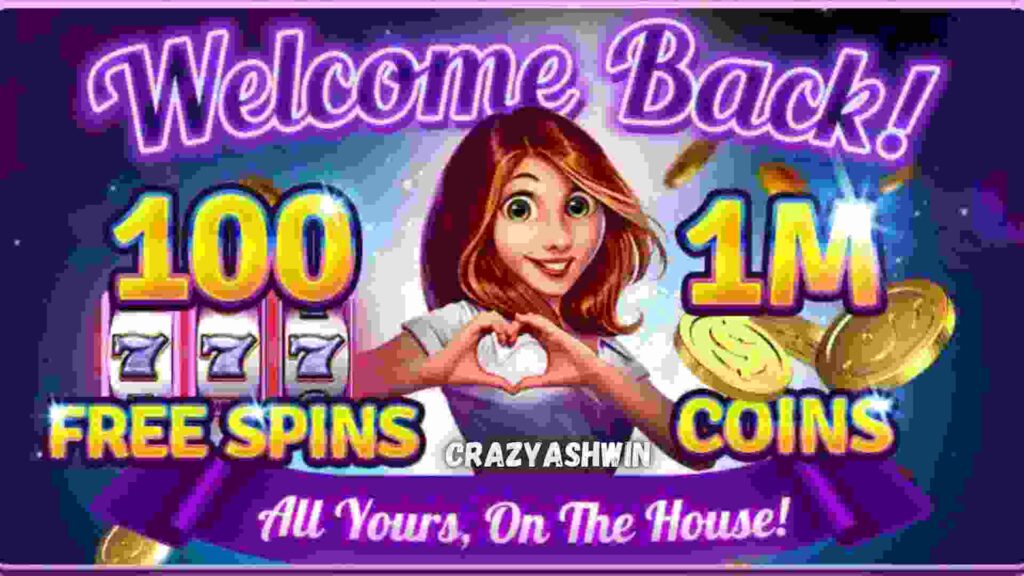 House of Fun Free Coins - Get 100 Free Spins Now - CrazyAshwin
